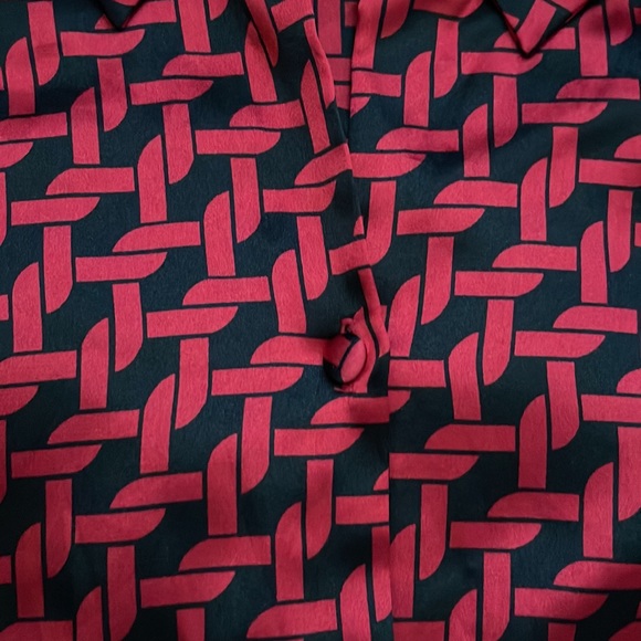 Blouse polyester black and red - Picture 4 of 6